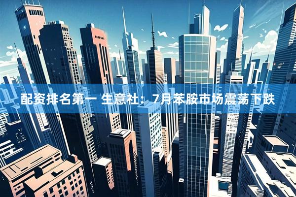 配资排名第一 生意社：7月苯胺市场震荡下跌